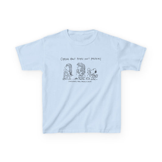 Caring About People Fitted Tee