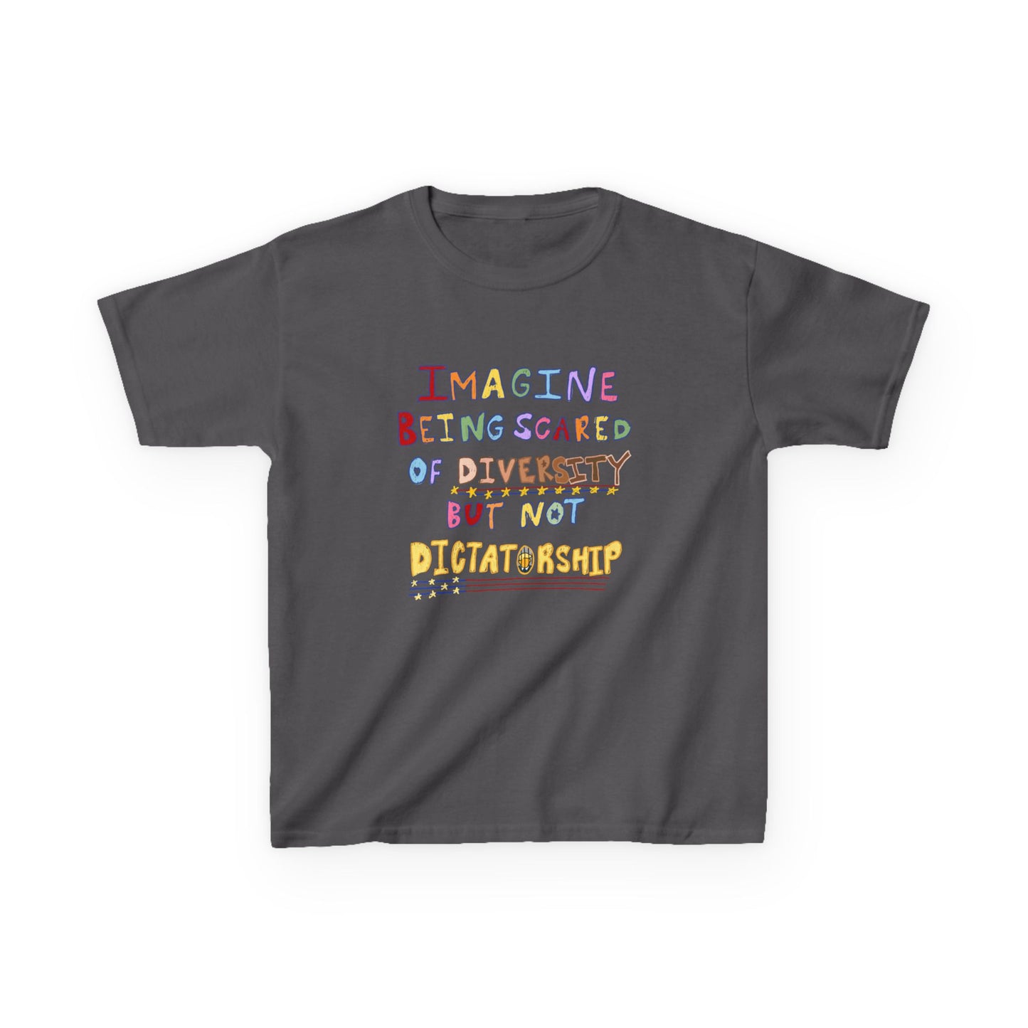 Imagine Being Scared Of Diversity Fitted Tee
