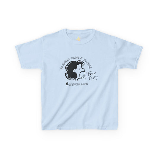 Lucy Says Fuck ICE Fitted Tee