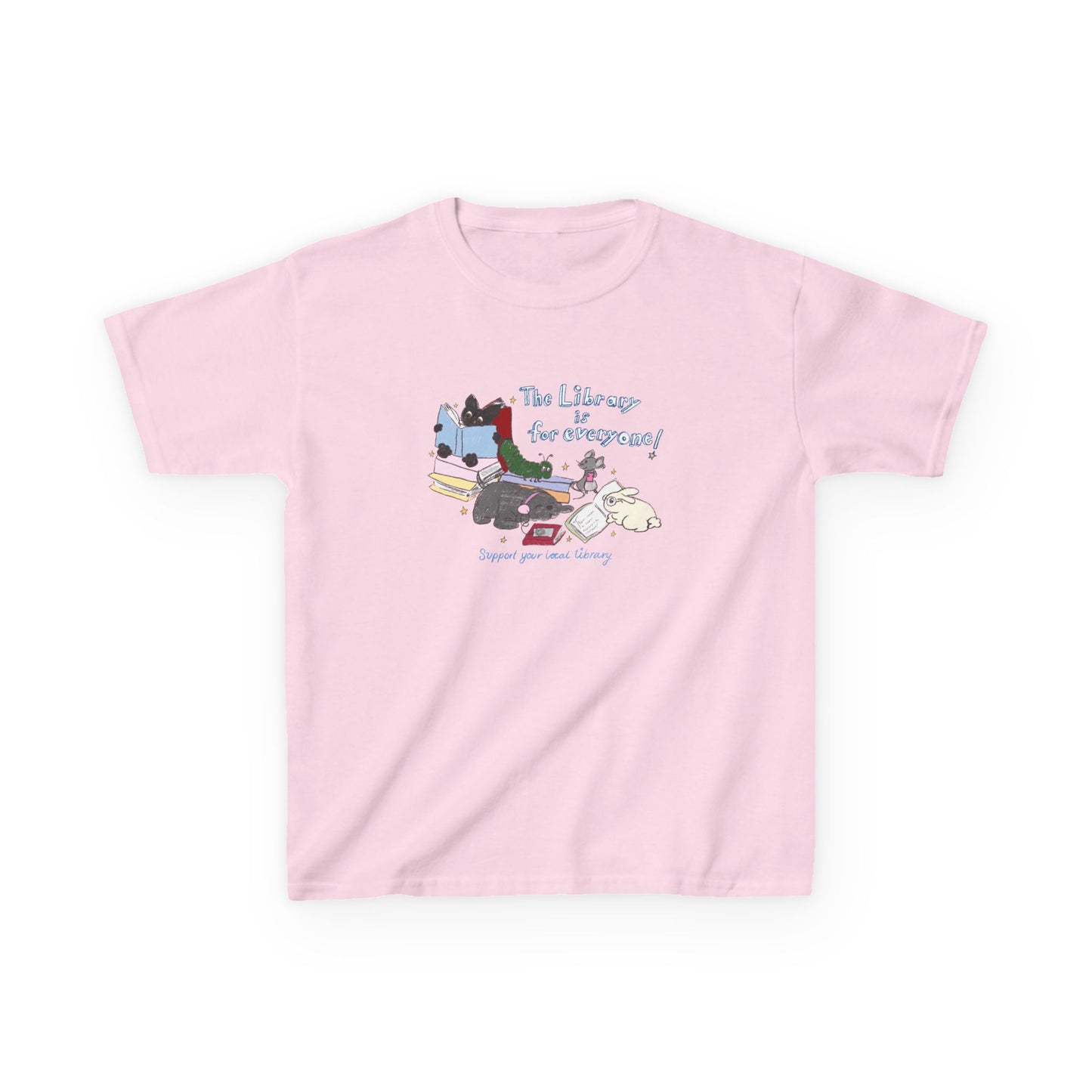 The Library Is For Everyone Fitted Tee