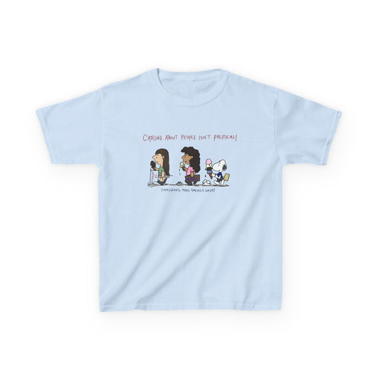 Caring About People V2 Fitted Tee