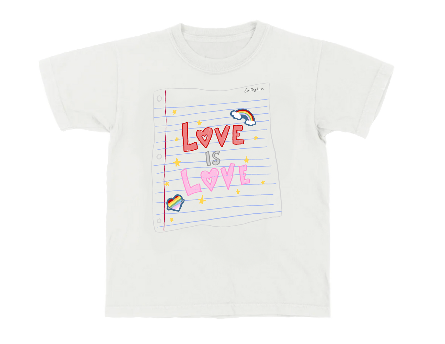 Love Is Love Fitted Tee