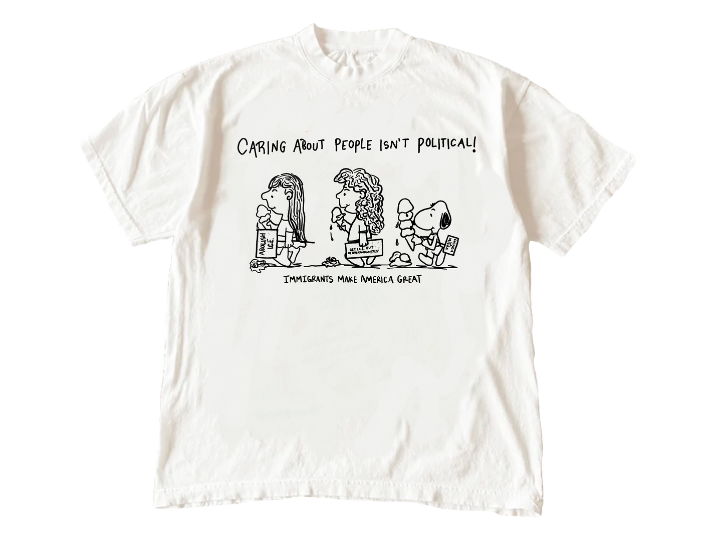 Caring About People Tee