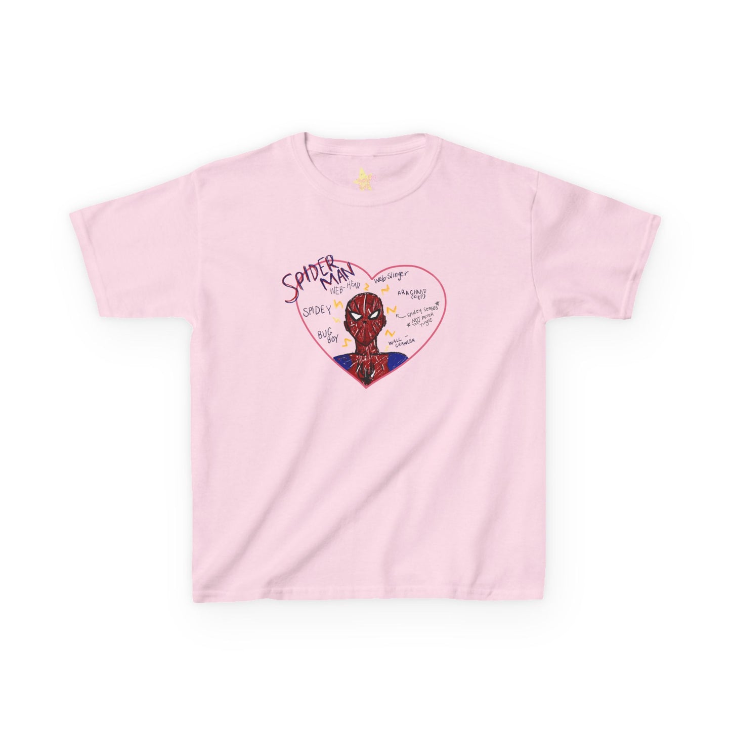 Spidey Doodle Fitted Tee