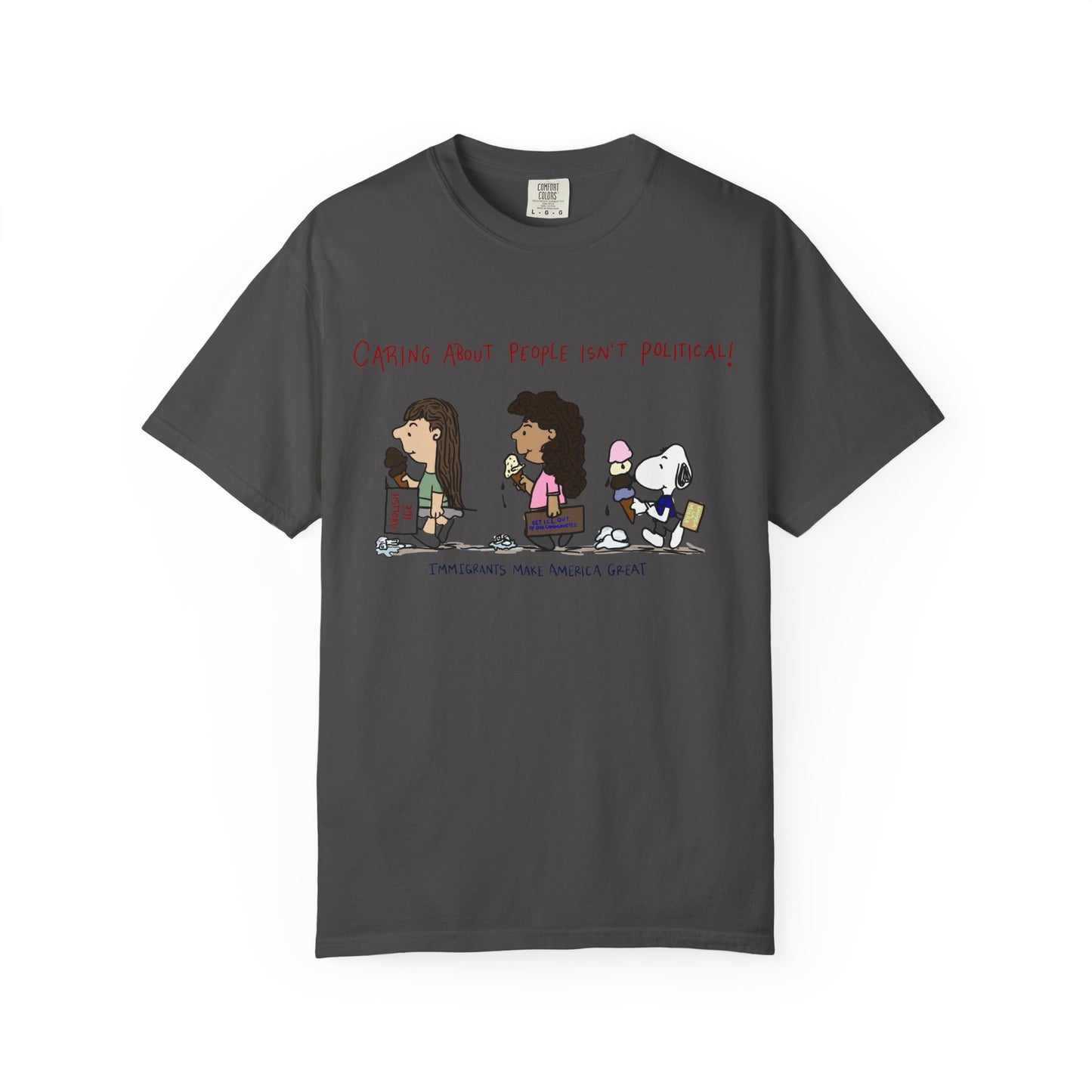 Caring About People V2 Tee