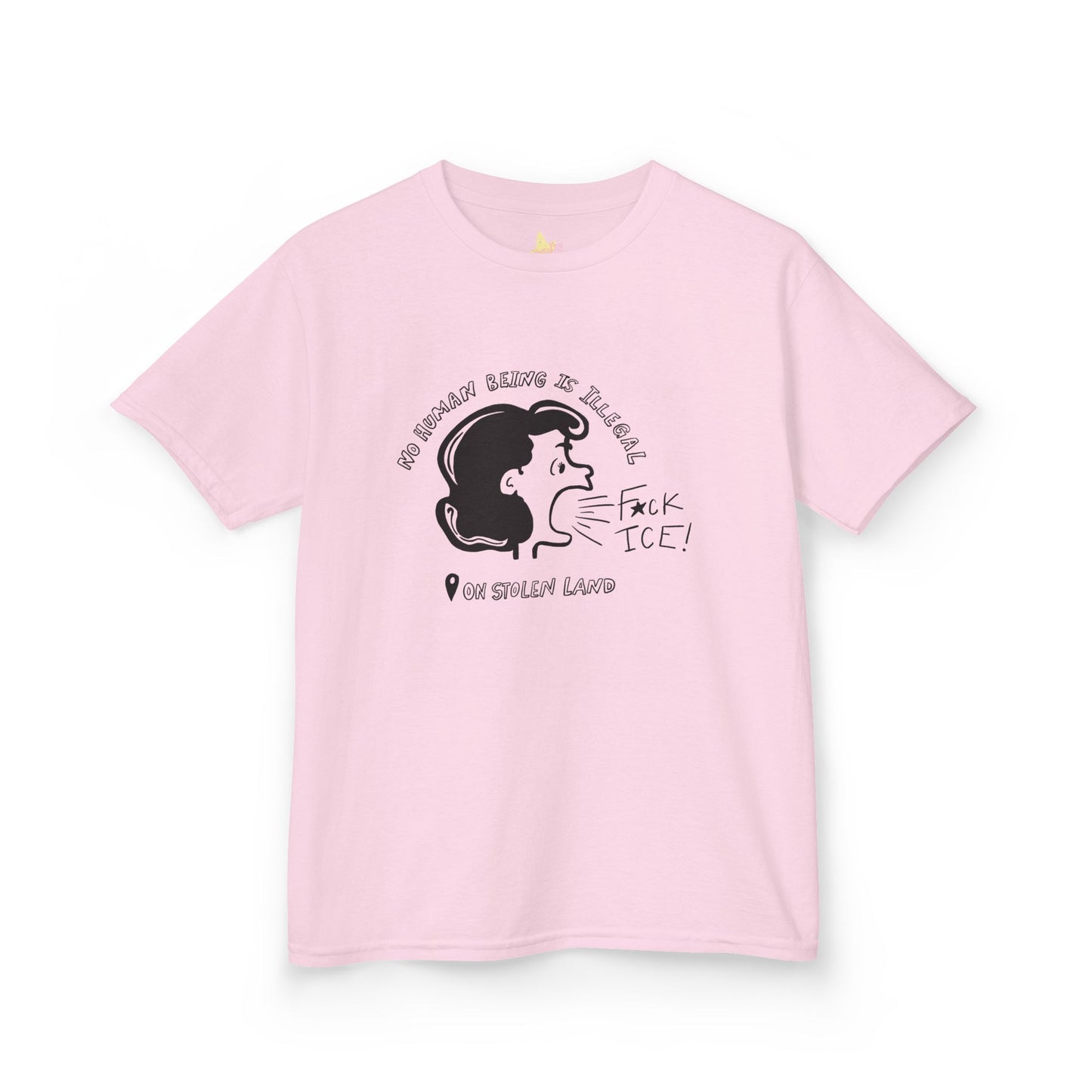 Lucy Says Fuck ICE Fitted Tee