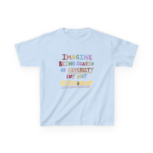 Imagine Being Scared Of Diversity Fitted Tee
