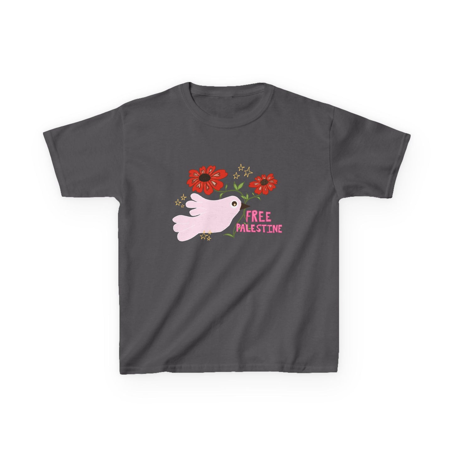 Palestine Poppies Fitted Tee