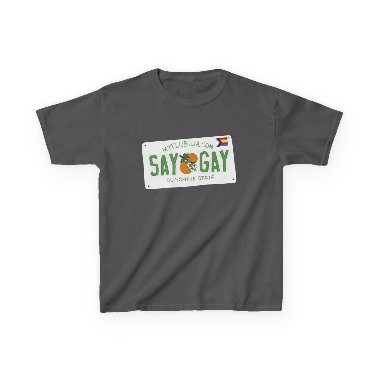 Say Gay Fitted Tee