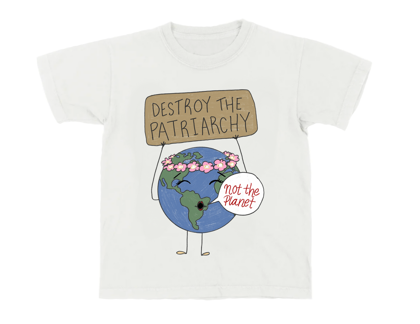 Destroy The Patriarchy Fitted Tee