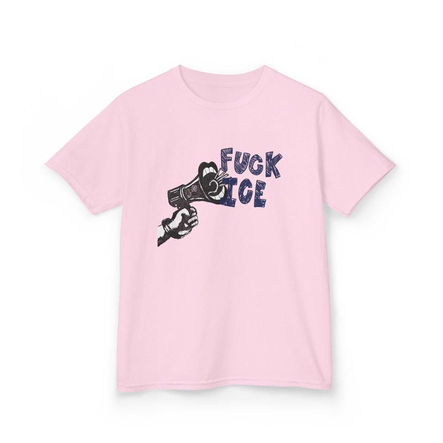 FUCK ICE Fitted Tee