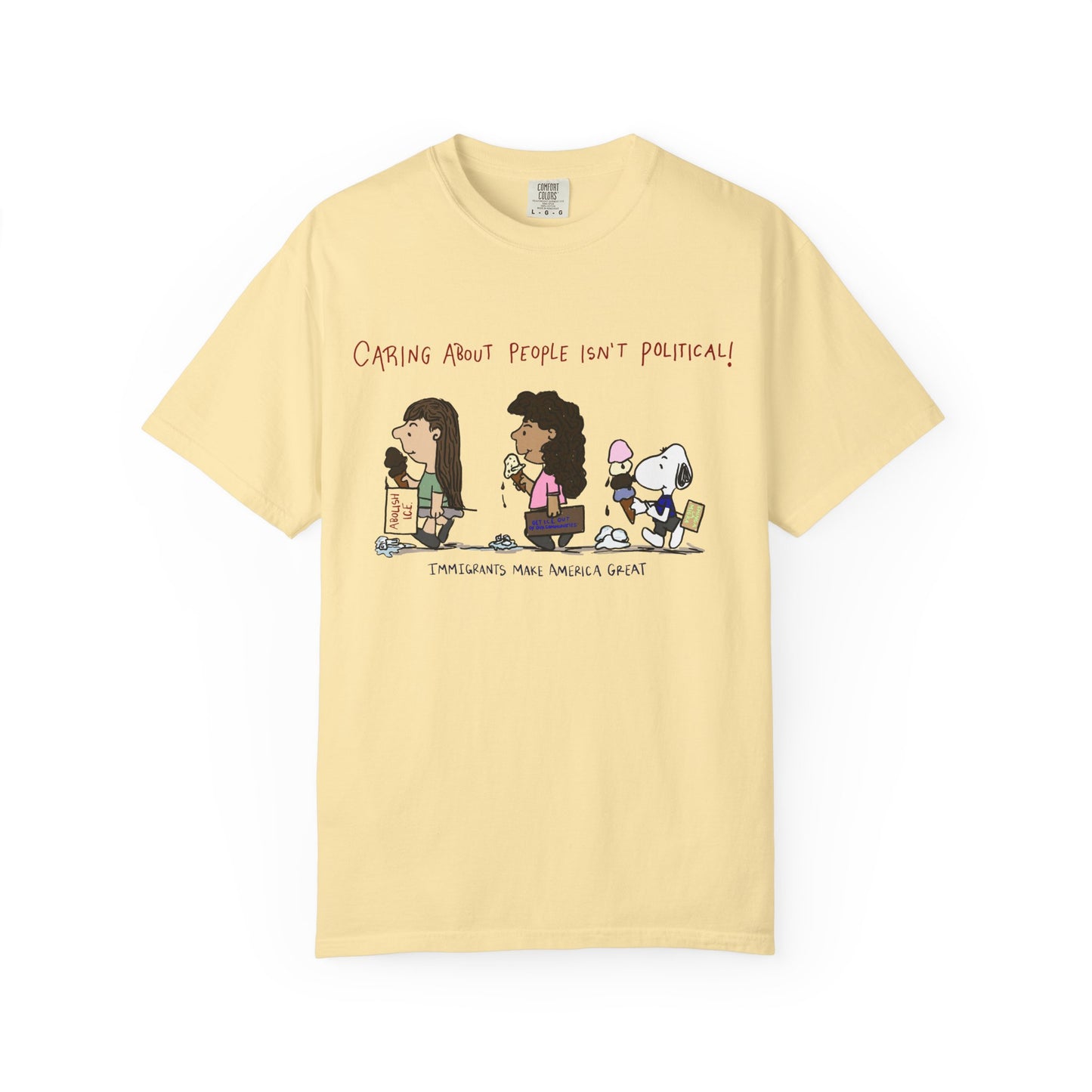 Caring About People V2 Tee