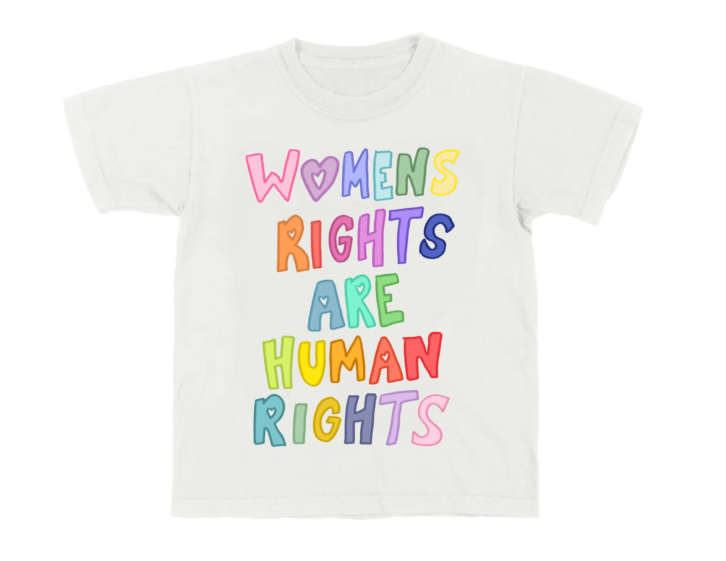 Womens Rights Are Human Rights Fitted Tee