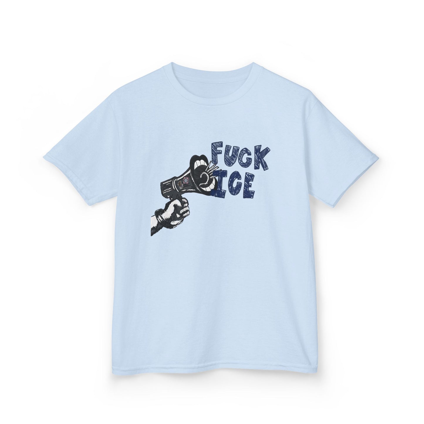 FUCK ICE Fitted Tee