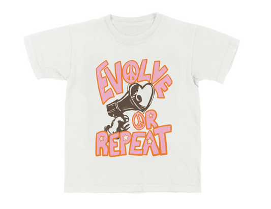 Evolve Or Repeat Fitted Tee