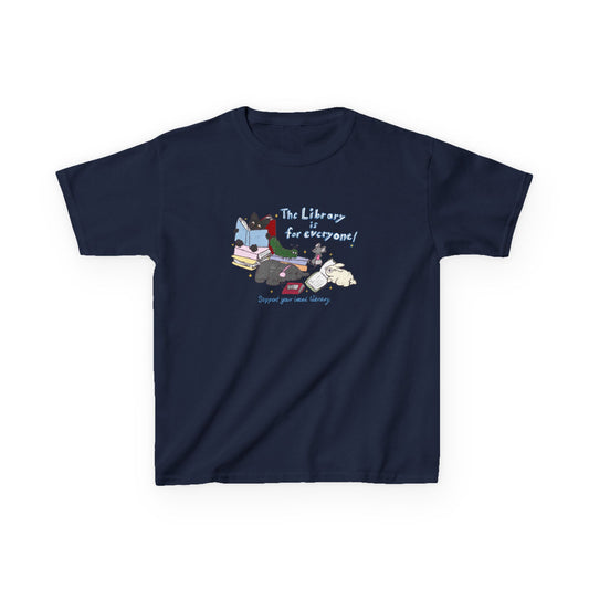 The Library Is For Everyone Fitted Tee