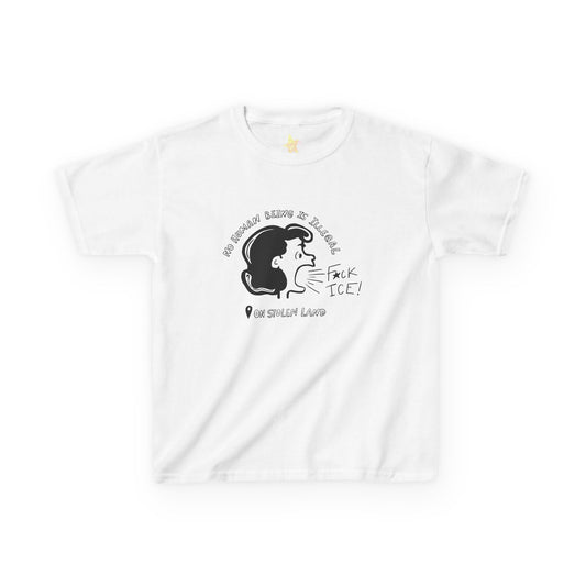 Lucy Says Fuck ICE Fitted Tee
