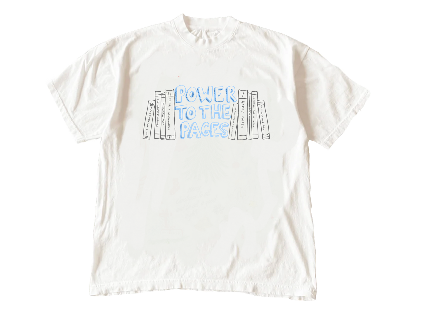 Power To The Pages Tee