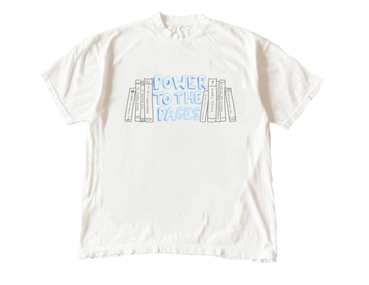 Power To The Pages Tee
