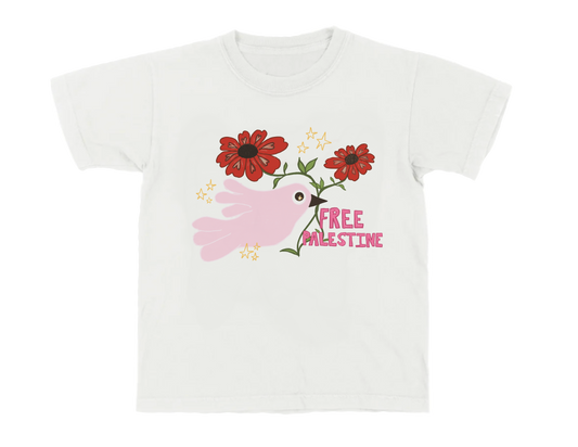 Palestine Poppies Fitted Tee