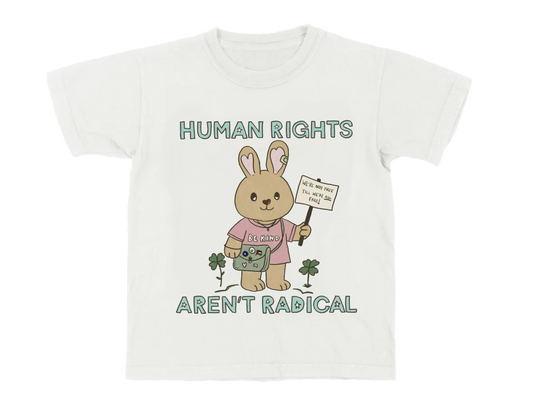 Human Rights Aren't Radical Fitted Tee