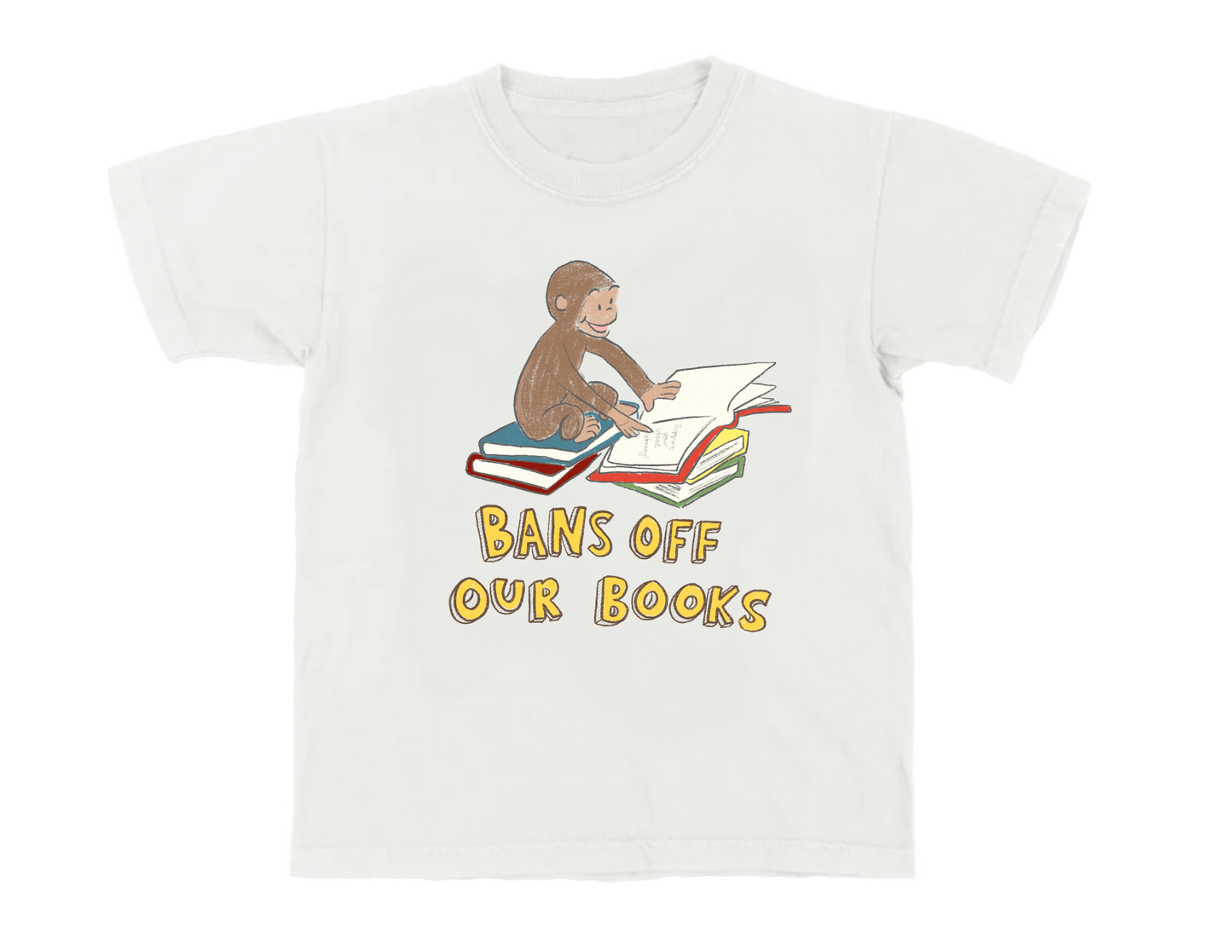 Bans Off Our Books Fitted Tee