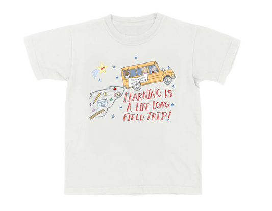 Learning Is A Field Trip Fitted Tee